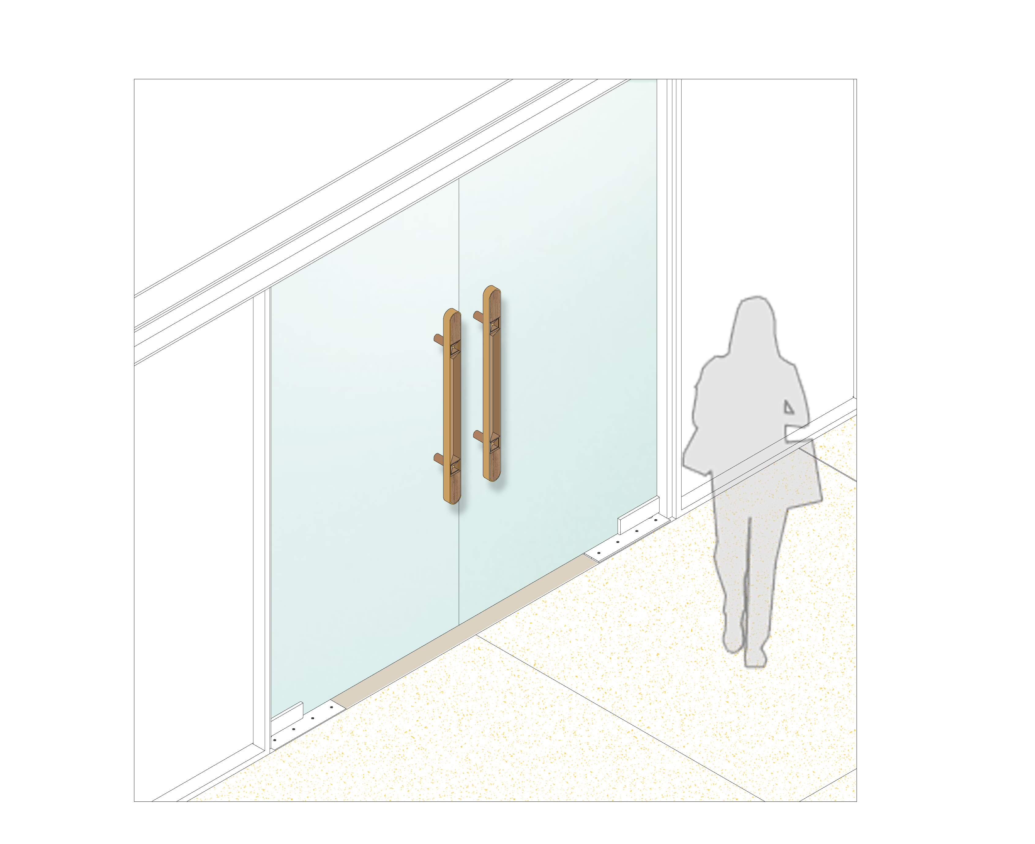 Crafted Door Handle - Wood - image 2